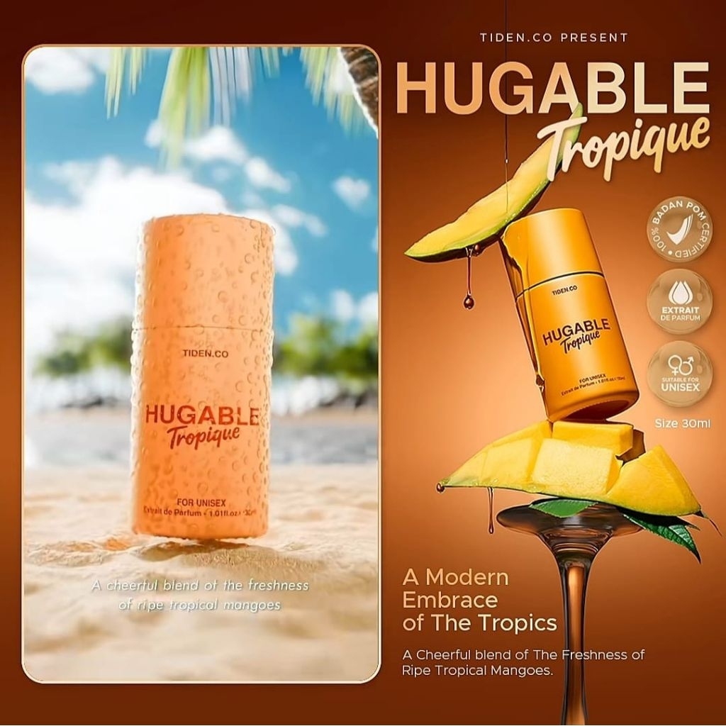 TIDEN.CO Perfume - HUGABLE TROPIQUE Extrait de parfum | Parfum Unisex