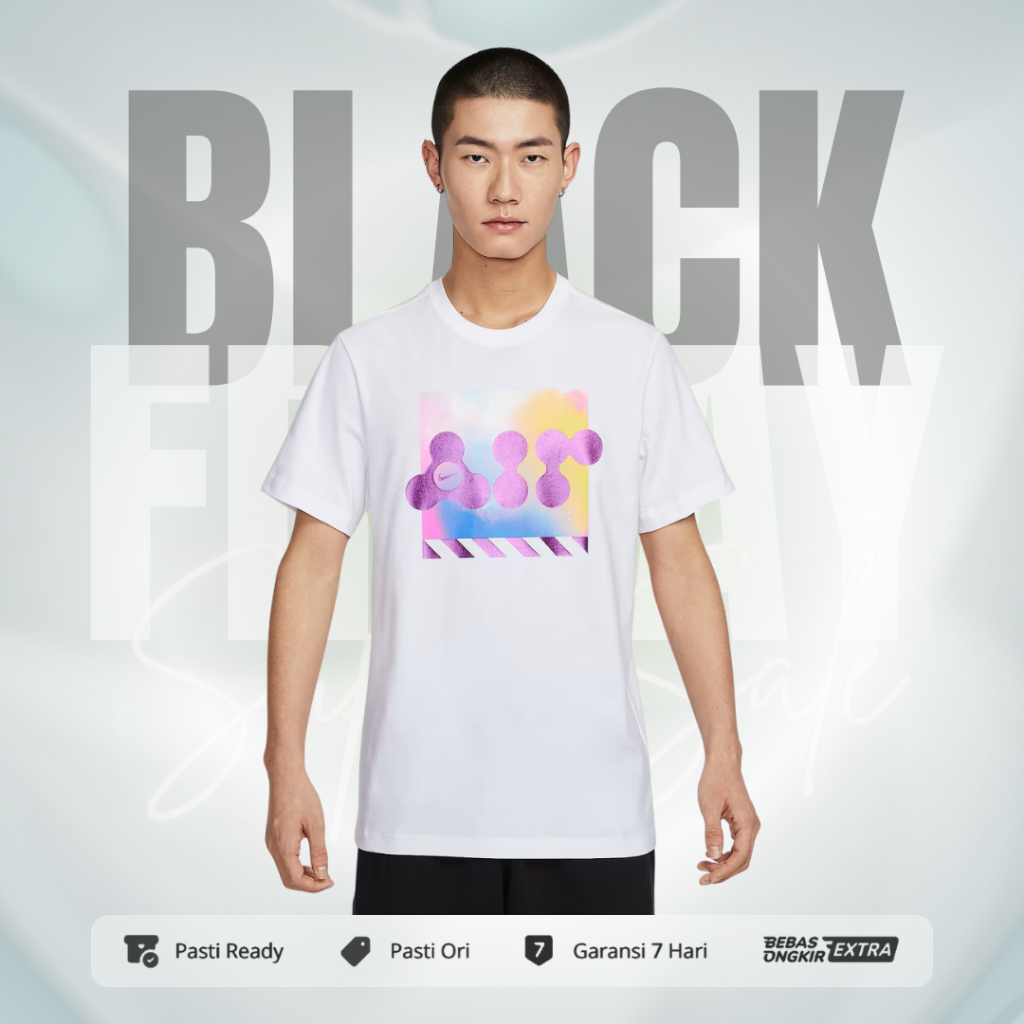 Kaos Nike Original Pria Sportswear T-Shirt - White