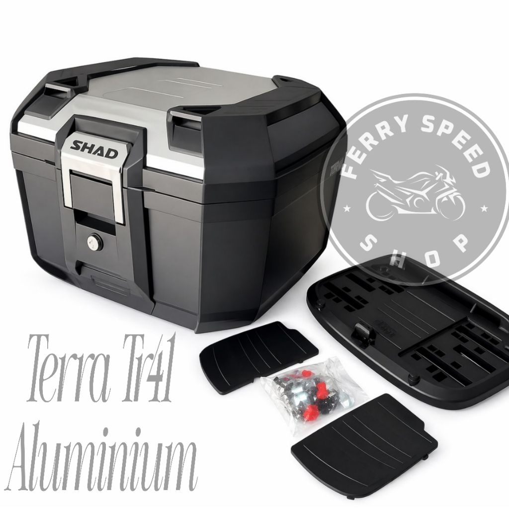 Box Shad Terra Tr41 Aluminium / Top Box Shad Terra Tr41 / 41 liter