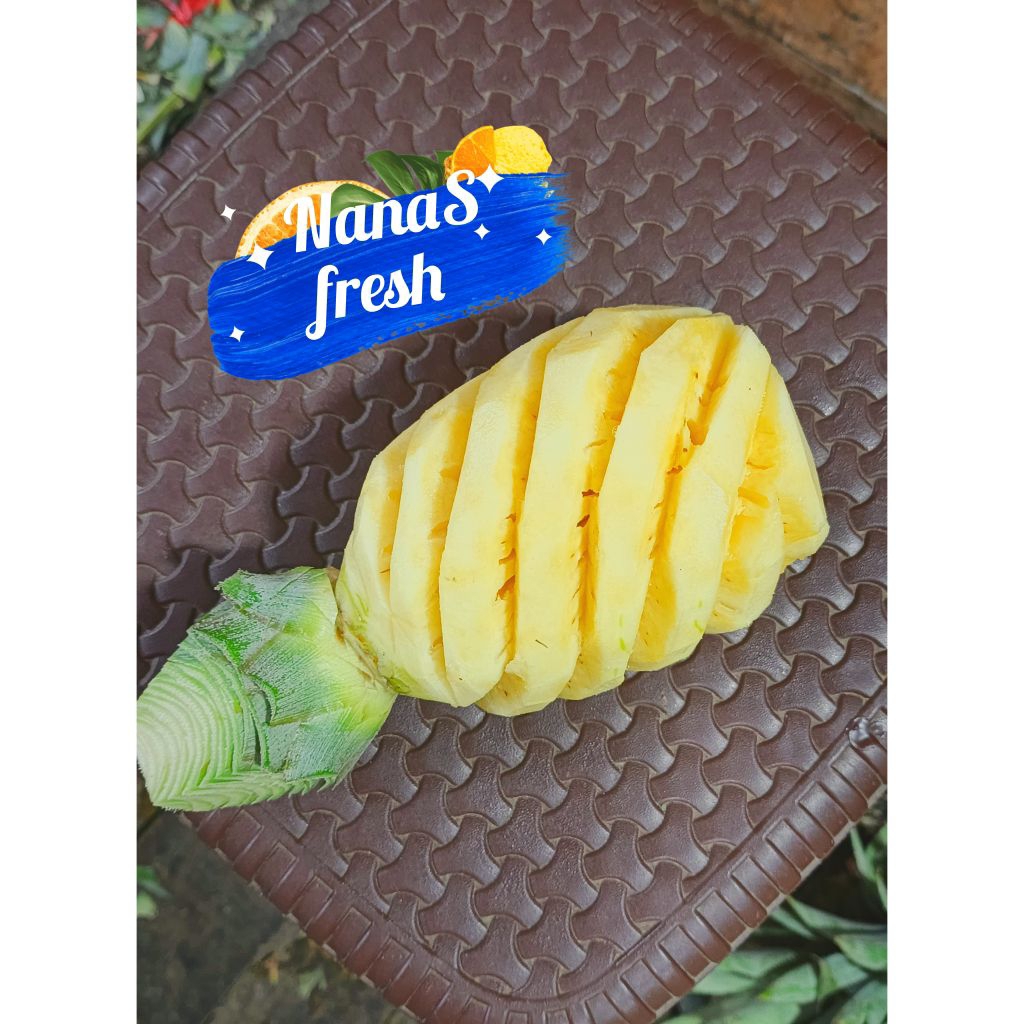nanas palembang kupas bersih per  1 pcs