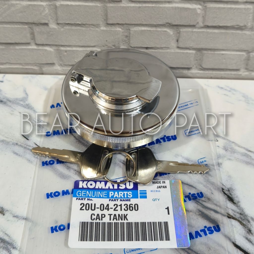 Tutup Tangki Solar Komatsu PC75 PC50 PC75UU-2 PC75UU-3 Cap Fuel Tank  20U-04-21360