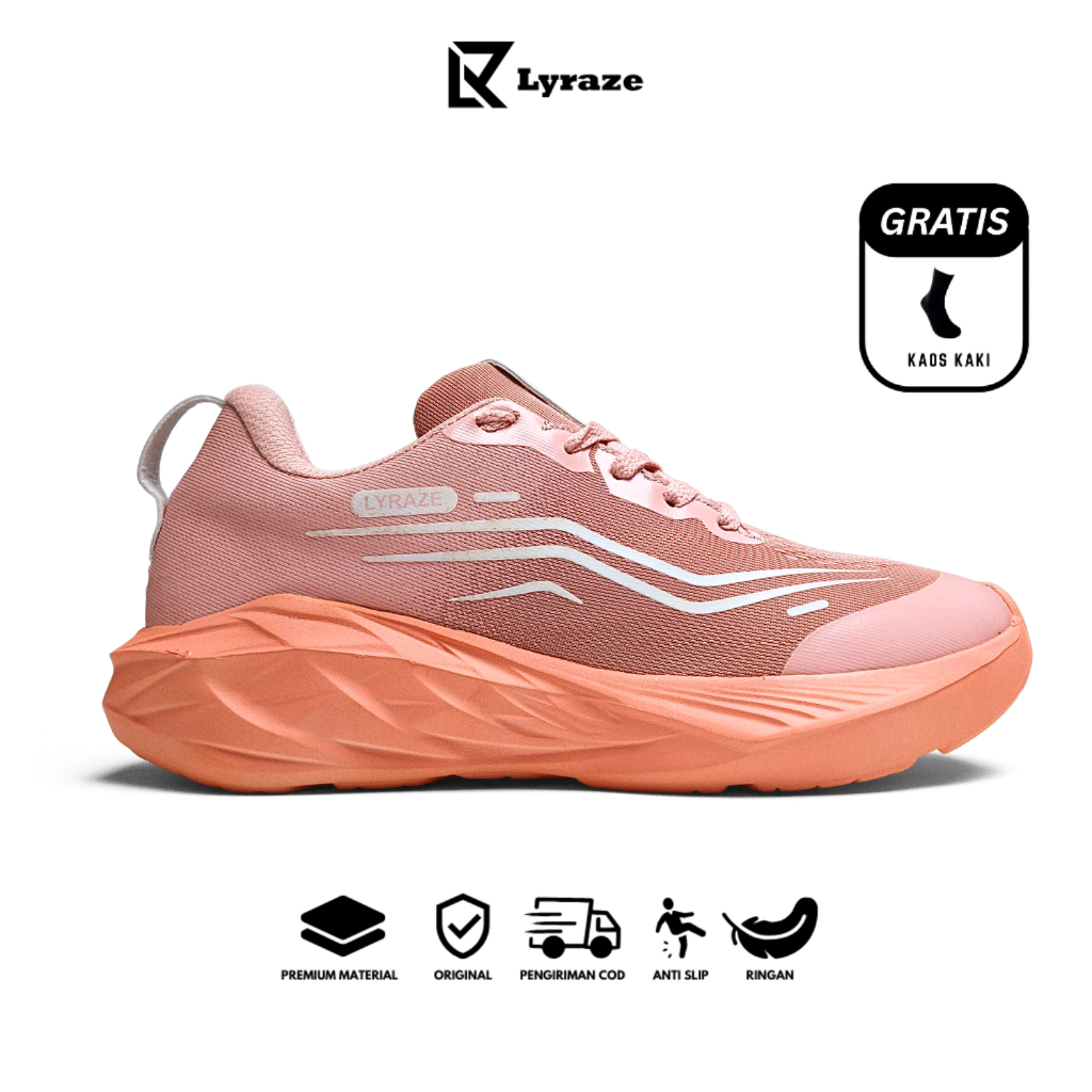 Terbaru Lyraze Faster Sepatu Running Wanita Sepatu Lari Cewek Olahraga Wanita Joging Cewek Size