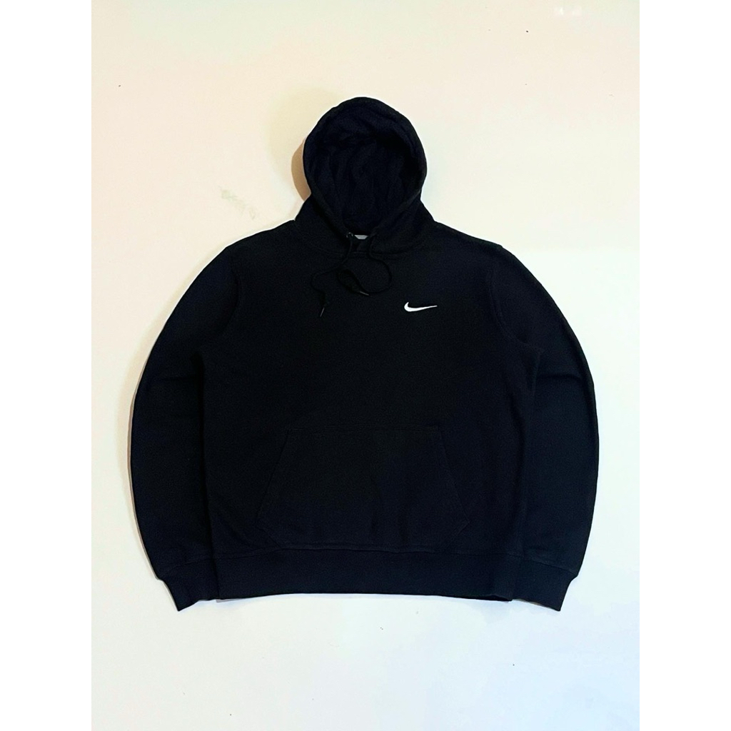 Nike Basic Small Swoosh Hoodie Black