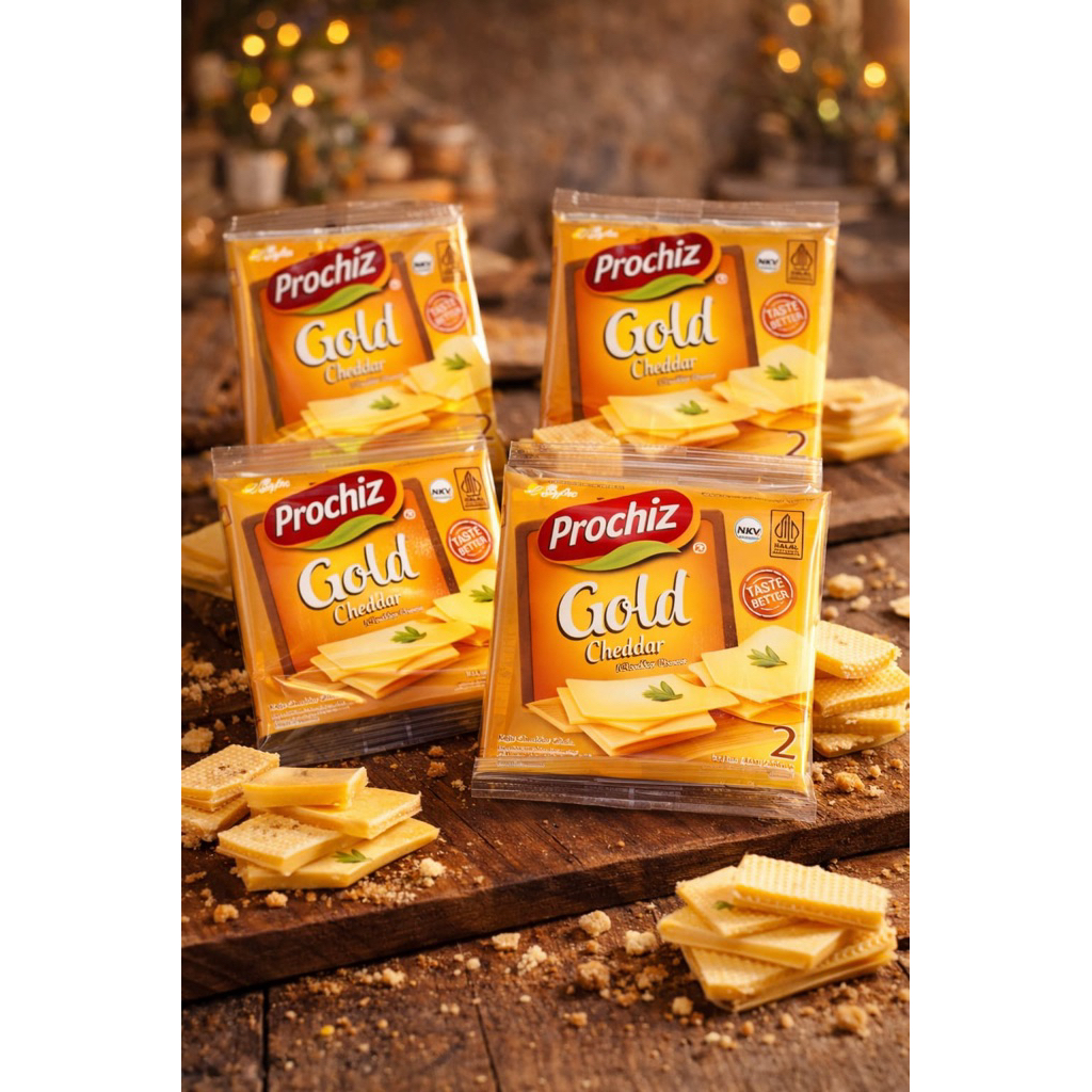 Keju Prochiz Gold Slice kemasan Renceng