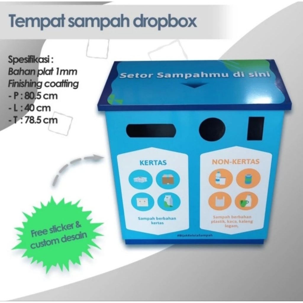 Tempat sampah dropbox  terlaris
