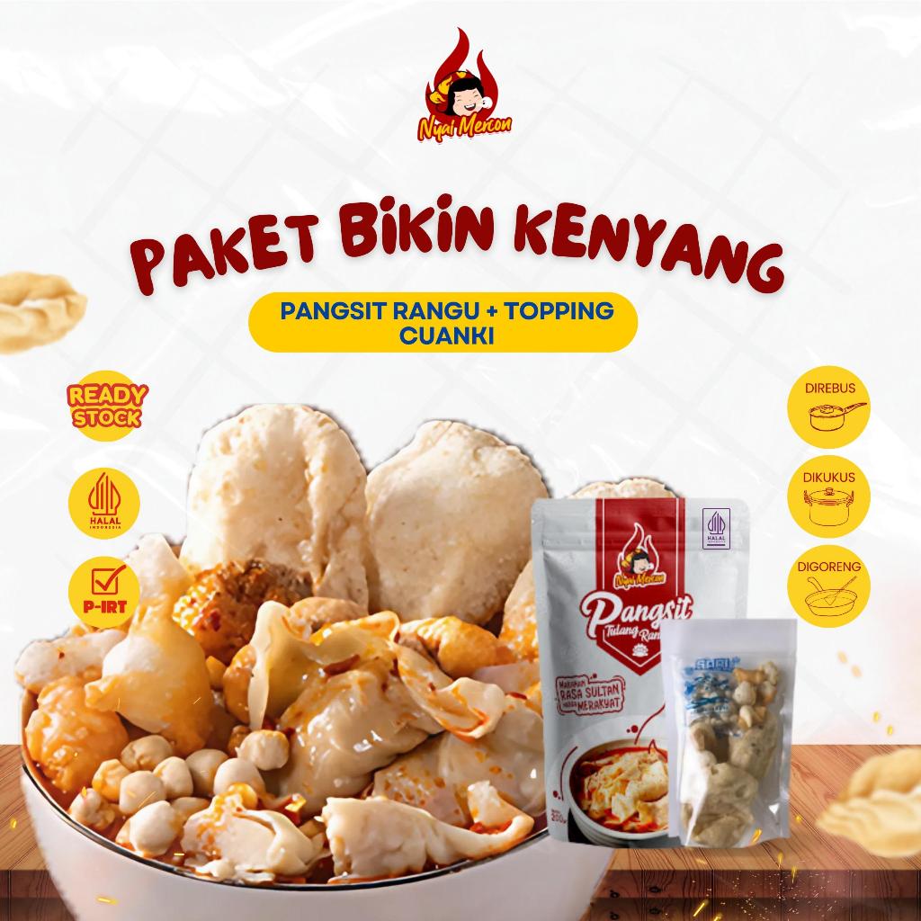 NYAI MERCON - PAKET TOPPING + PANGSIT TULANG RANGU