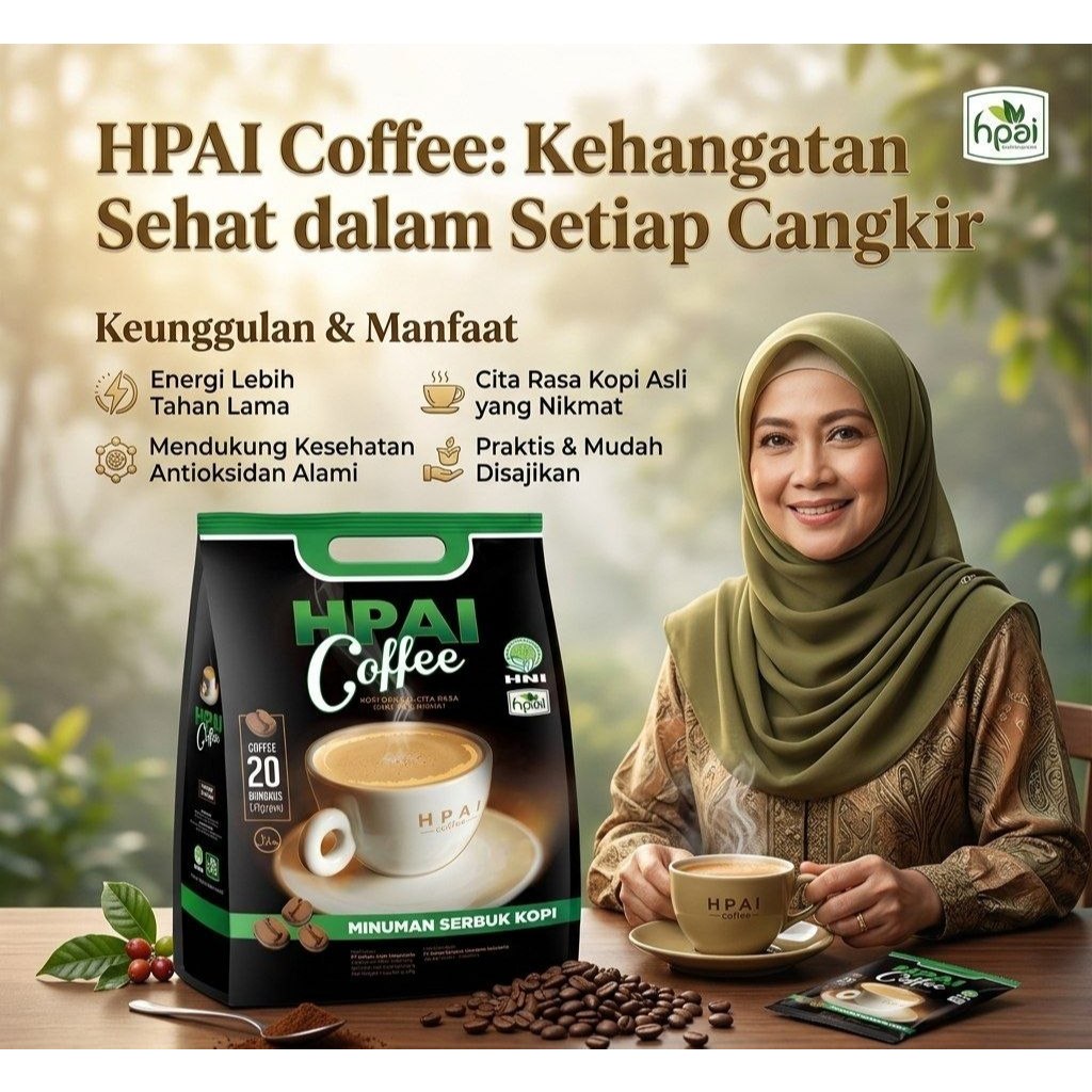 COFFEE HNI - HNI COFFEE - HC - HNI HPAI - Meningkatkan Vitalitas Perbaikan Hormon