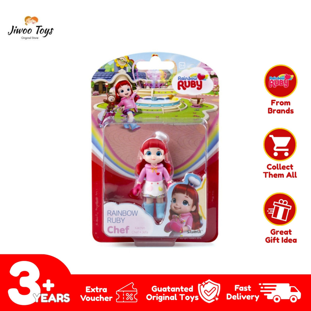 Silverlit Rainbow Ruby Figurine Chef RR-89003 Mainan Boneka