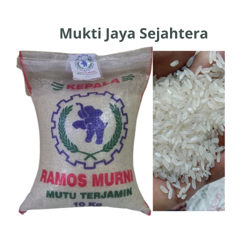 New Beras Merk Cap Gajah Beras 5 Kg & 10kg Kepala  Ramos Murni Mutu Terjamin Model