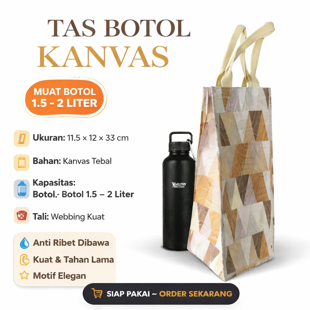tas botol tupperware 2 liter tas air minum 1 liter  Tas botol minum tapperware ori 1 liter