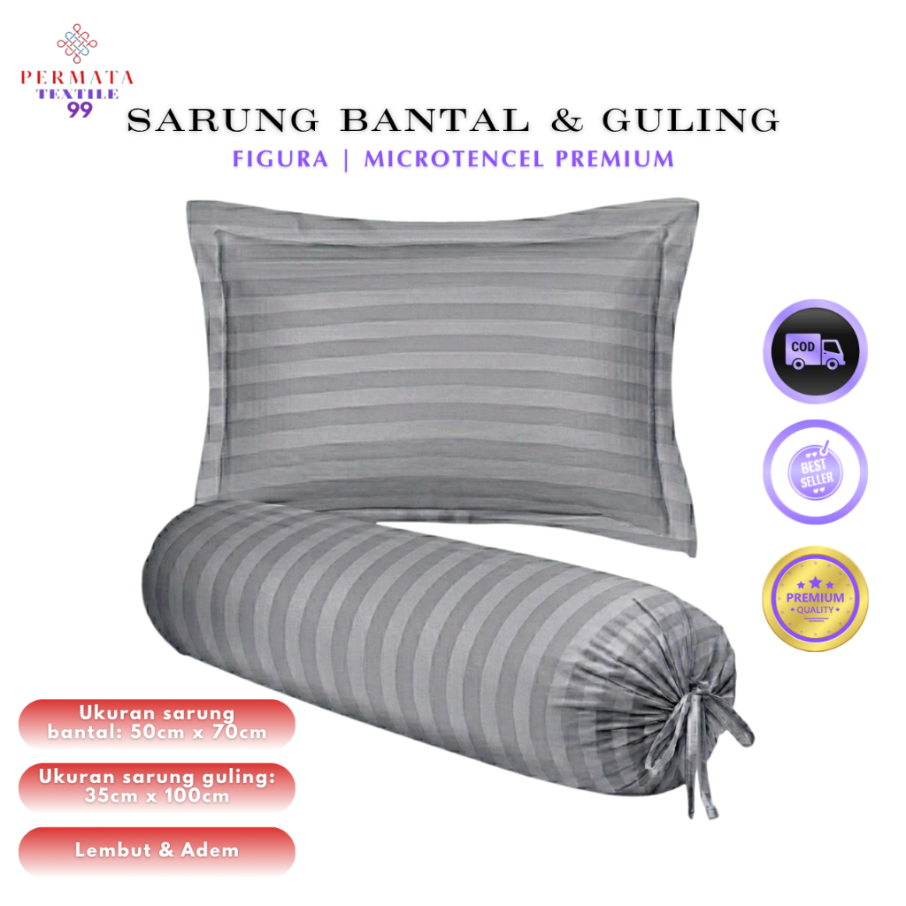 SARUNG BANTAL FIGURA JUMBO HOTEL MICROTENCEL PREMIUM