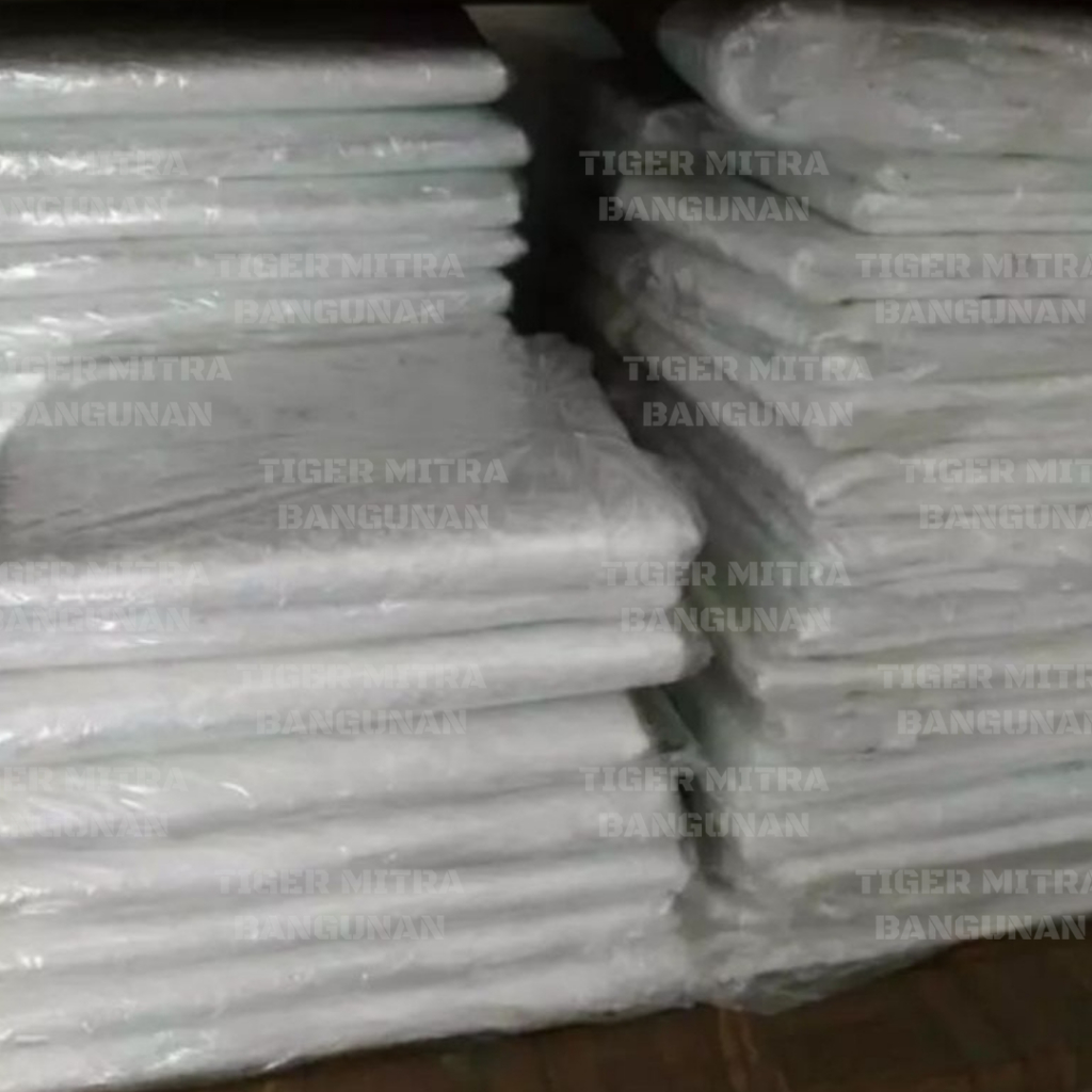 Repacking Jushi Fiberglass 300 MET Serat Fiber atau Fiberglass Ukuran 1 KG 1,04 M X 3 M