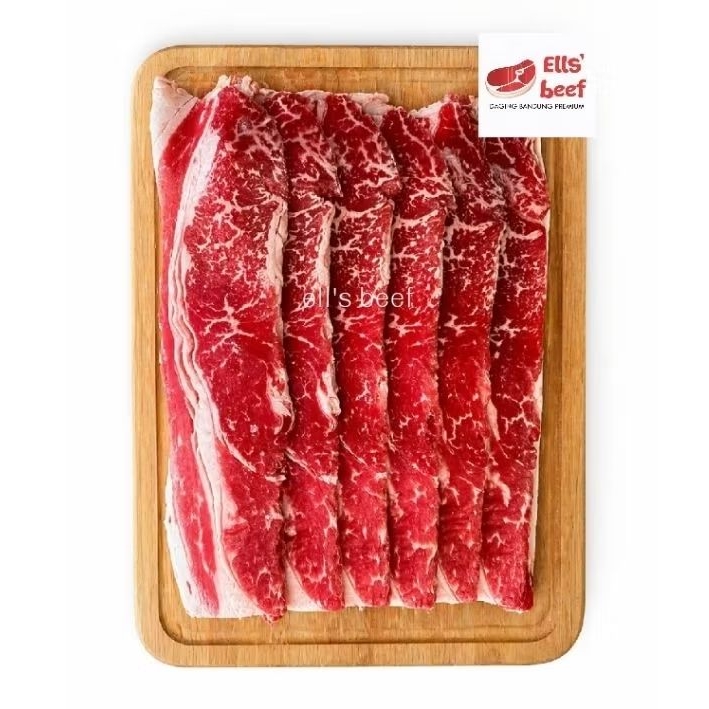 US Beef Slice Shortplate Trim 500gr | Daging Sapi US | Juicy Empuk | Suki BBQ | Halal