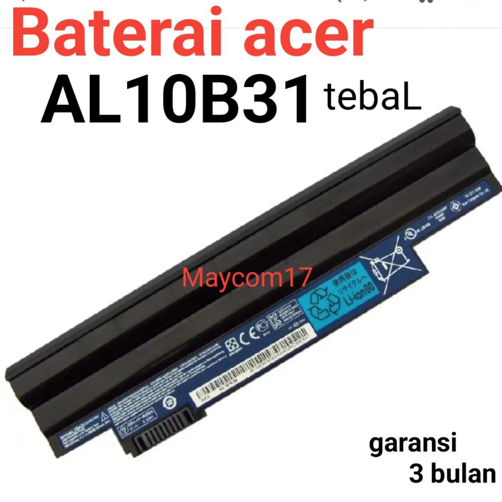 Baterai Acee Aspire One D255 D260 Happy Happy D257 D270 722