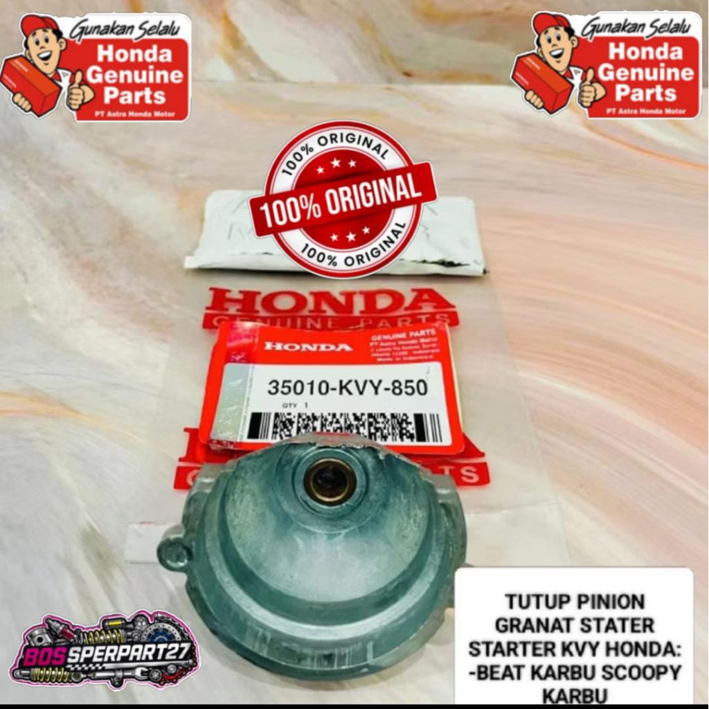 TUTUP PINION GRANAT STATER KVY HONDA BEAT OLD KARBU SCOOPY KARBU BEAT FI ORIGINAL