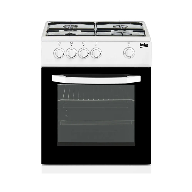 BEKO CSG 42009 DW Freestanding Cooker Kompor Gas + Oven 4 Tungku Original