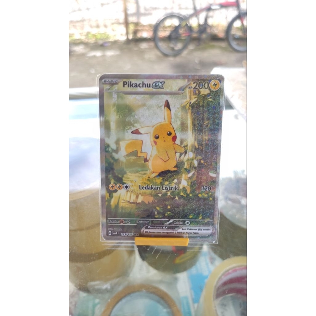 Satuan KARTU POKEMON PIKACHU EX SAR CHARIZARD SAR - REPLIKA