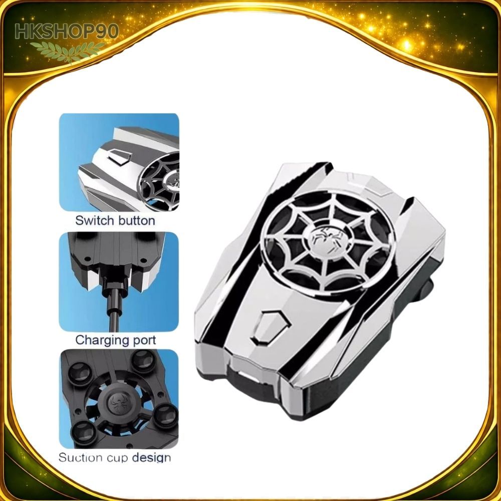 Cooler HP Bisa Dicas | Pendingin HP Wireless Tanpa Kabel Ribet Cooler Spider P13