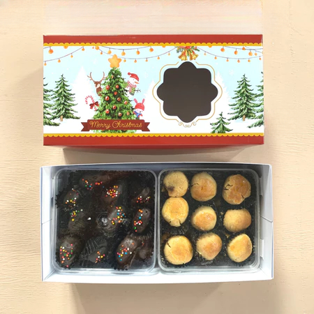 Box Kue Kering Packaging Hampers Natal