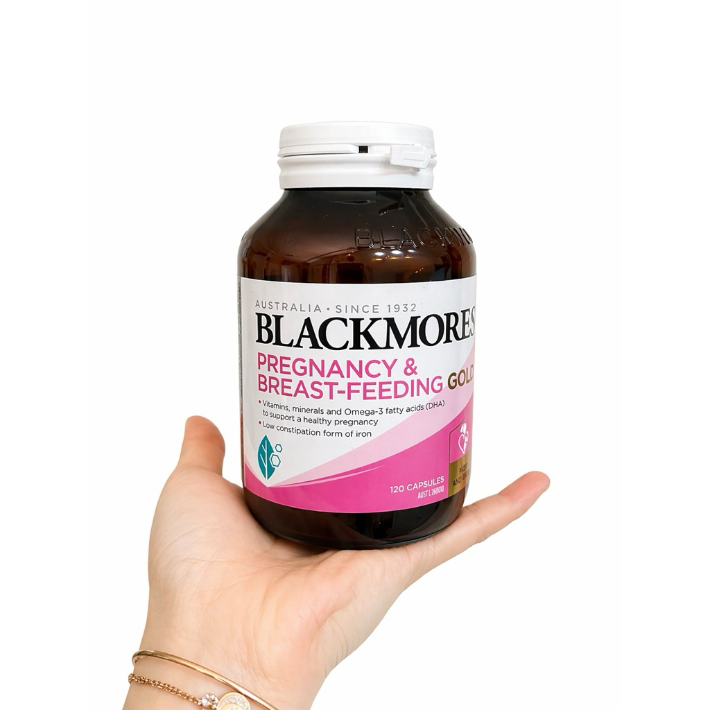 Blackmores Pregnancy & Breastfeeding Gold Vitamin Capsules 120 pack