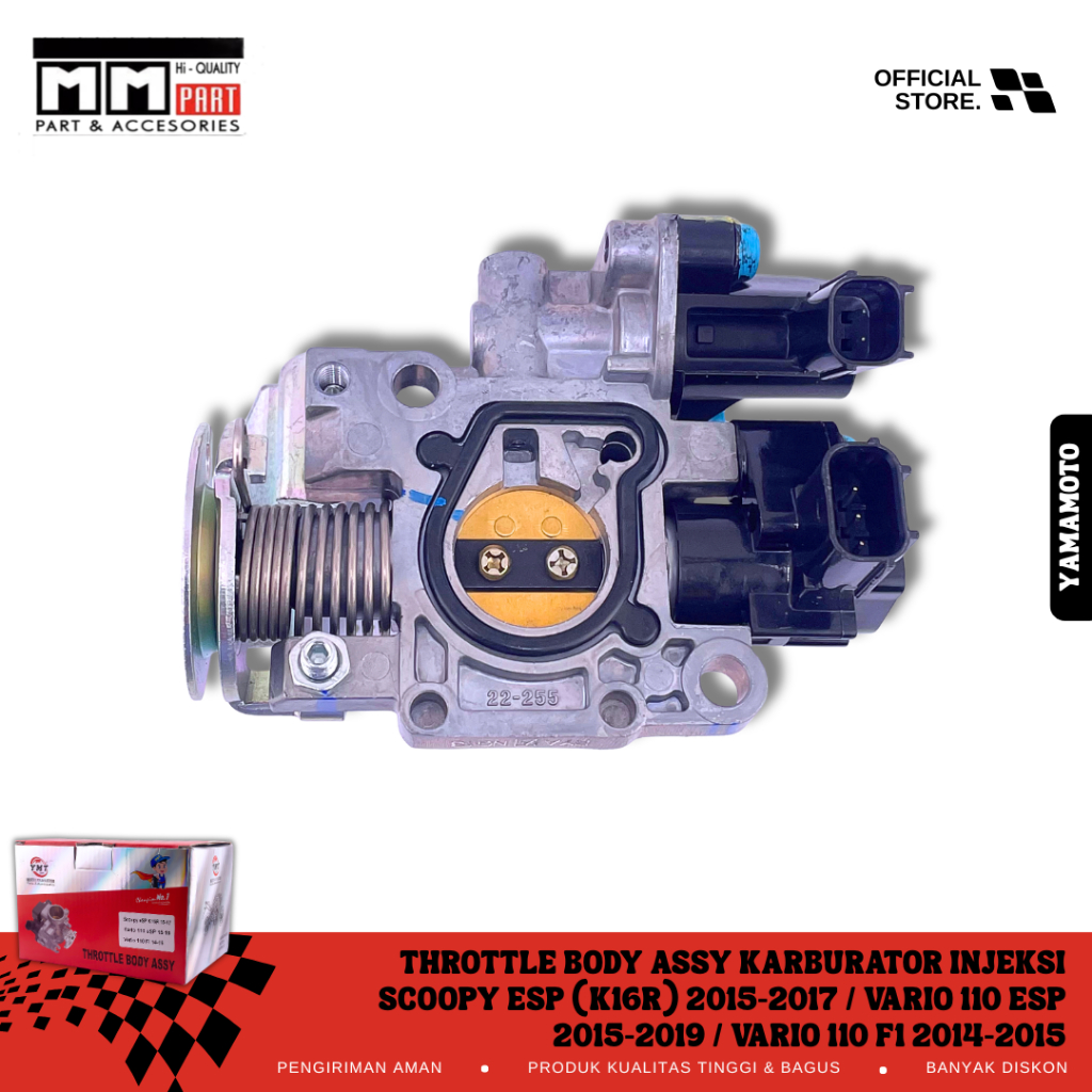 THROTTLE BODY ASSY KARBURATOR INJEKSI SCOOPY ESP K16R 2015-2017 / VARIO 110 ESP 2015-2019 / VARIO 11