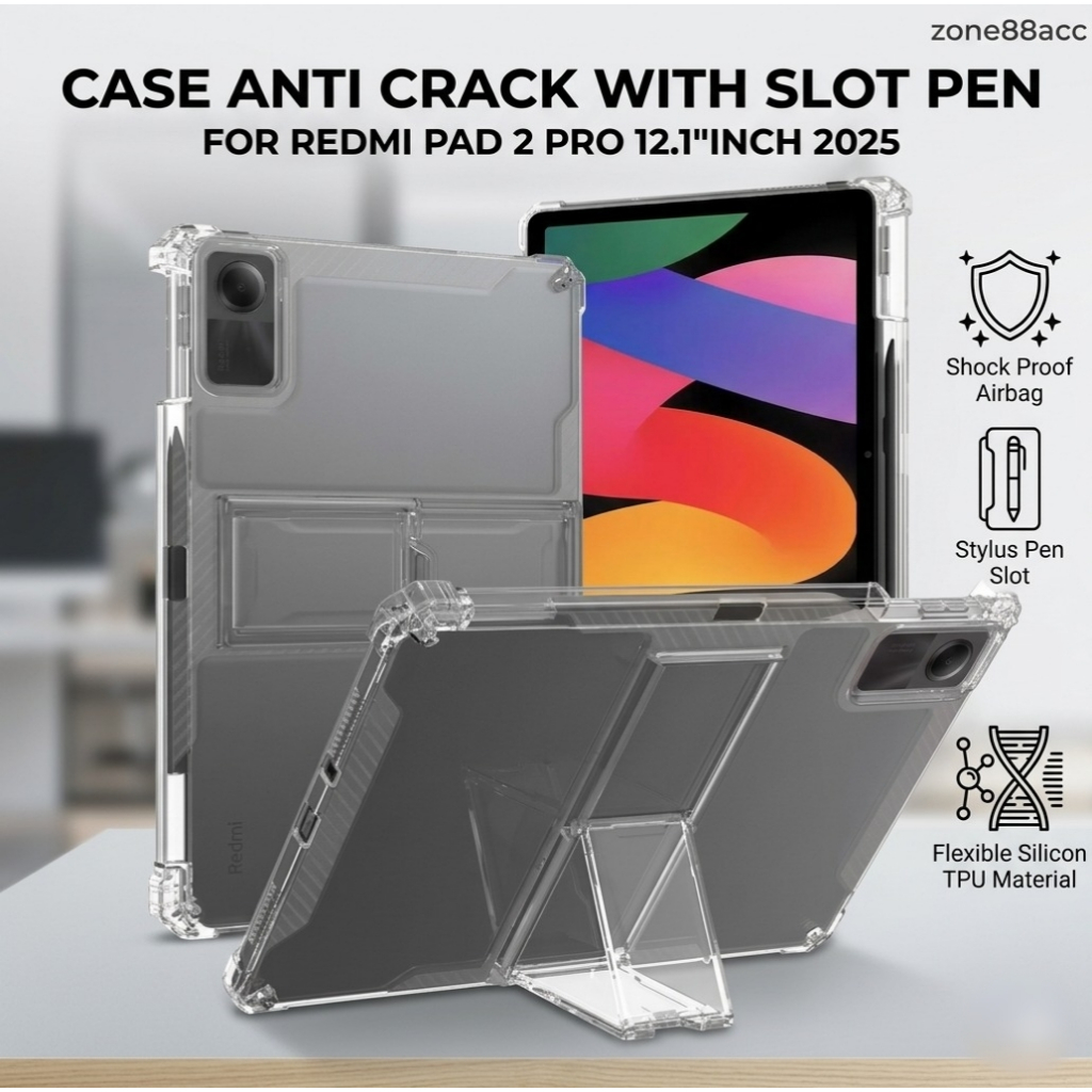 Silicon Redmi Pad 2 pro 12.1"inch 2025 / Casing Redmi Pad 2 pro / case Redmi Pad 2 pro / softcase re