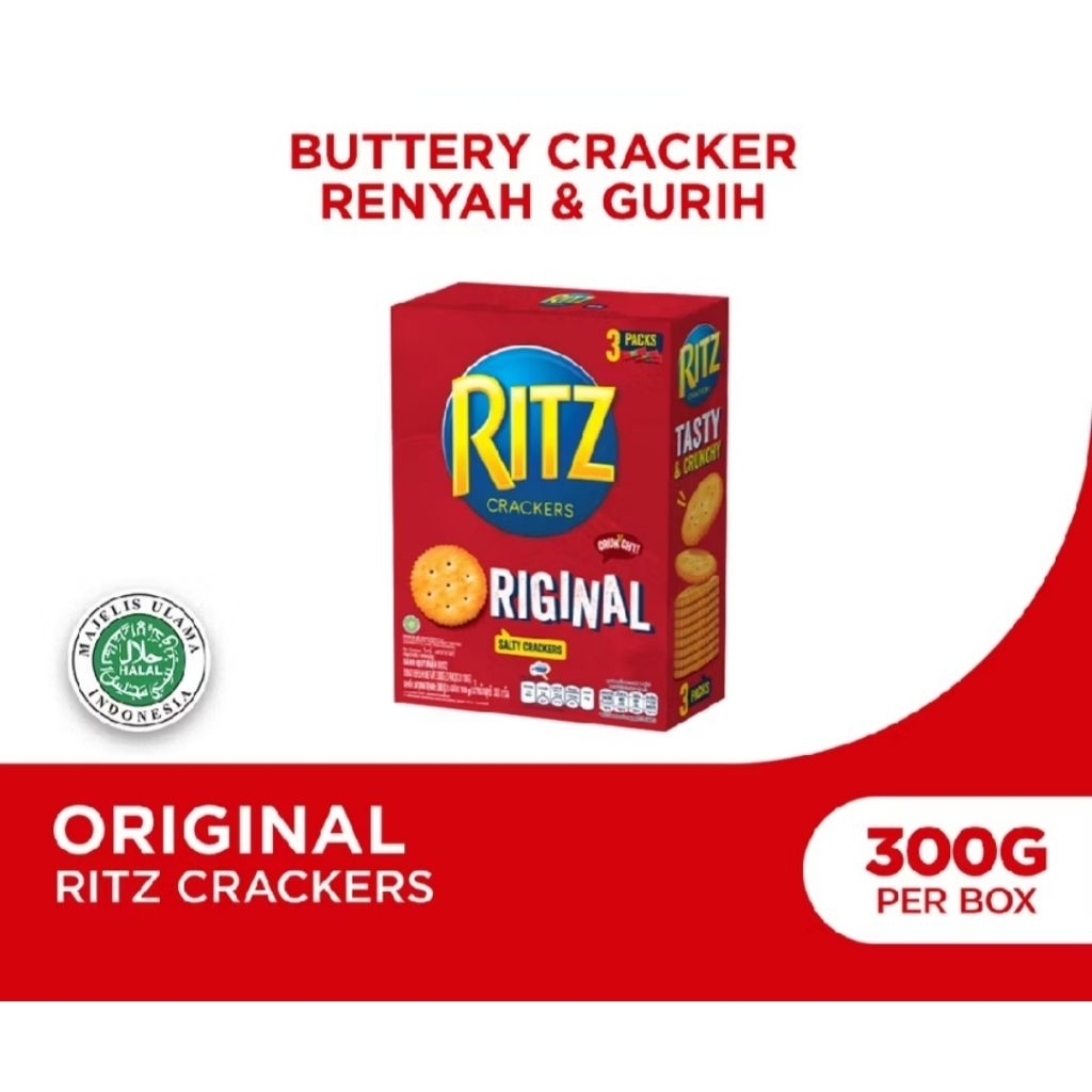 RITZ CRACKER ORIGINAL SALT CRACKER 300 GR (ISI 3)