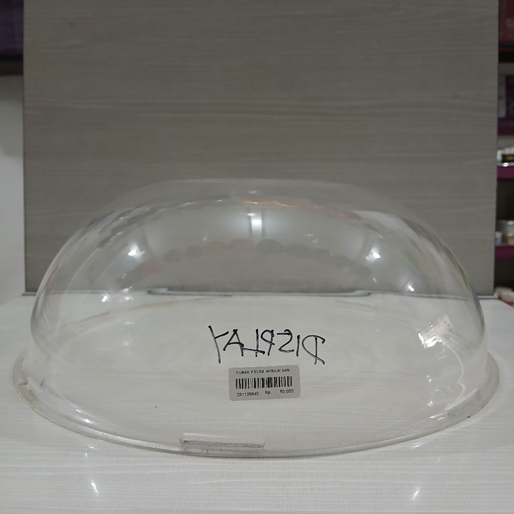 0840-KUBAH POLOS AKRILIK SANGKAR LOVEBIRD