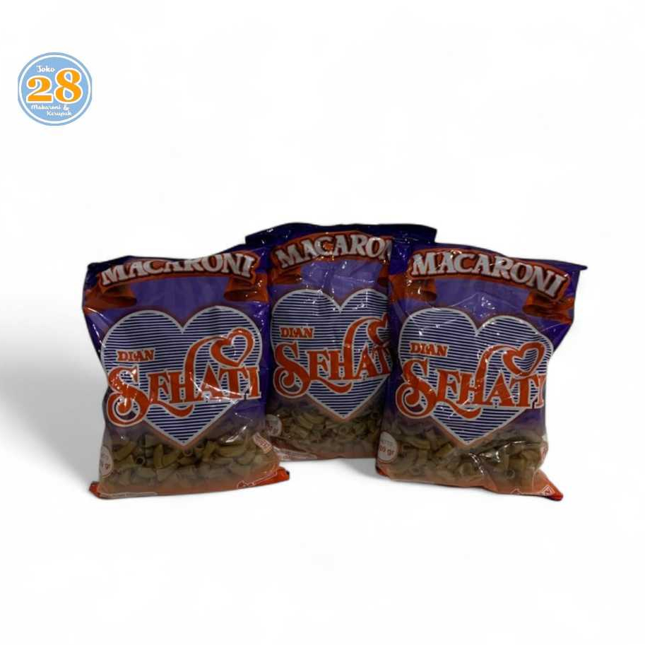 [Pak] Makaroni Makroni Coklat Mentah Mekar Besar Sehati 500 GR