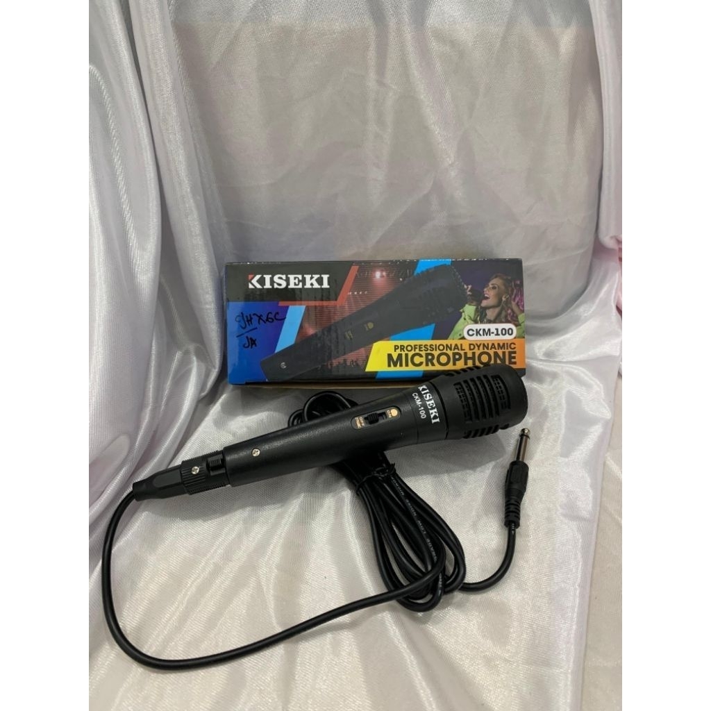 Microphone Kabel KISEKI CKM-100 Mik Kabel Mic Karoke Mix Vocal Mic Original