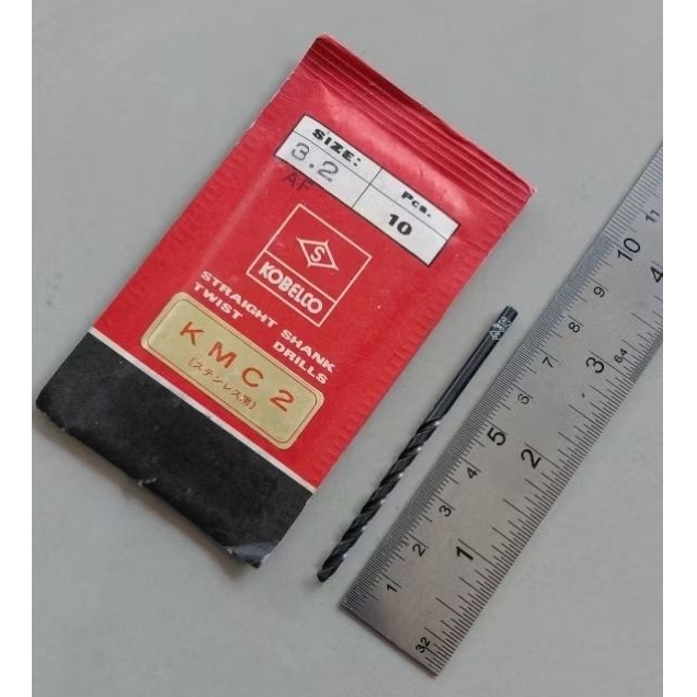 Dril Mata Bor Original KOBELCO Japan 3.2mm Baru