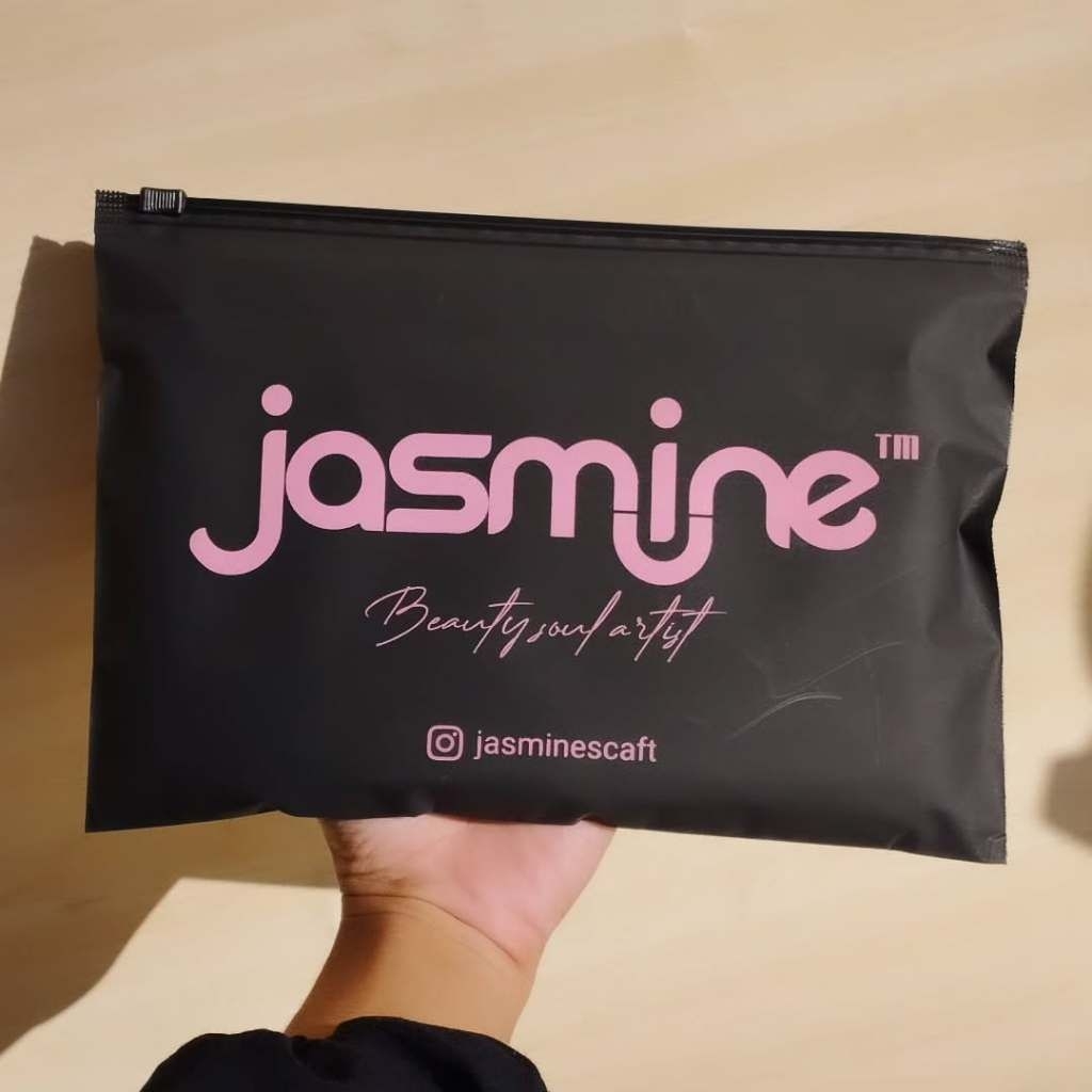 Ziplock Custom logo/Zipper Storage Bag Hitam Matte Custom sablon Kantong Plastik Travel Portable Zip