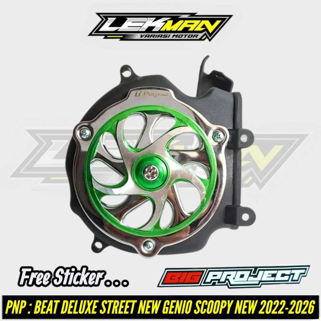 Tutup Kipas Beat Deluxe Sporty Cbs ISS 2022-2026 Set Spinner Sabit Type V2 Bigproject Original Pnp B
