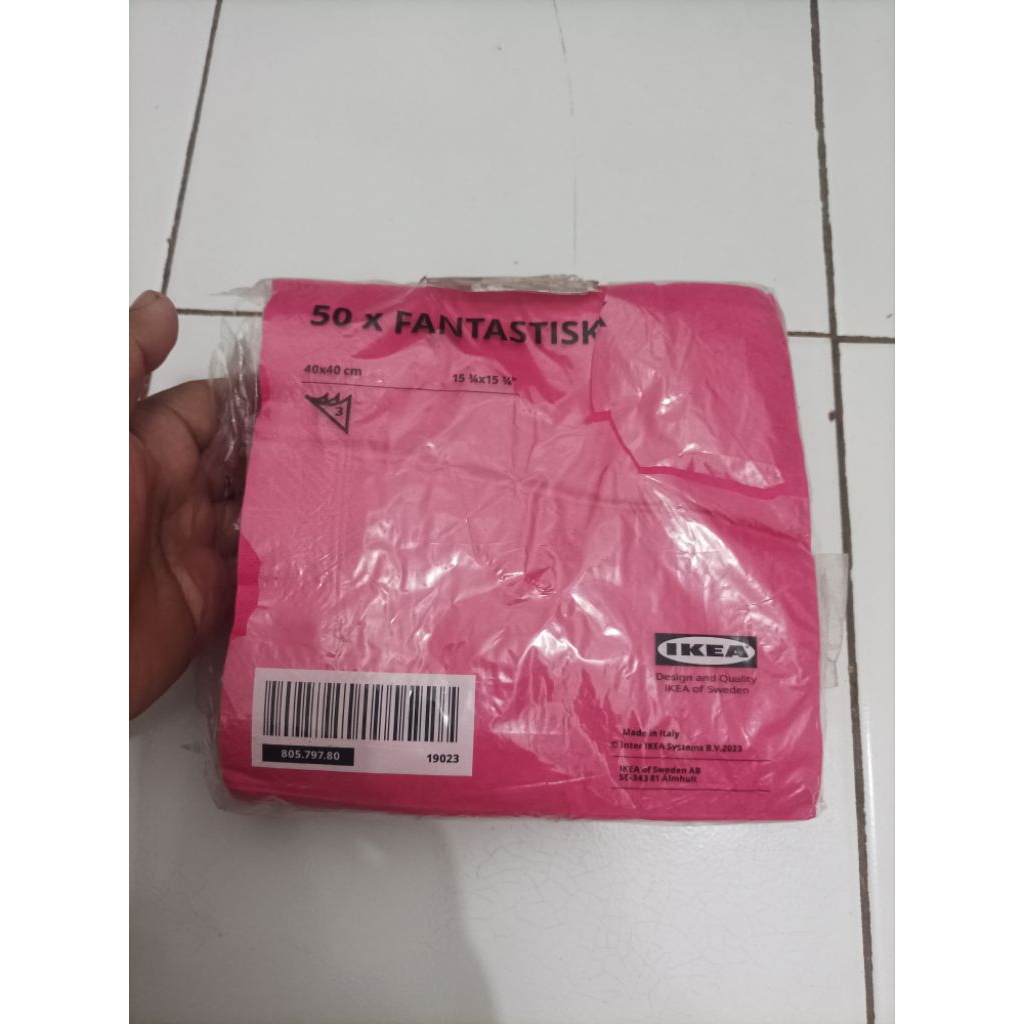 jual papper napkin kertas makan Ikea 40x40 tissue kertas makan