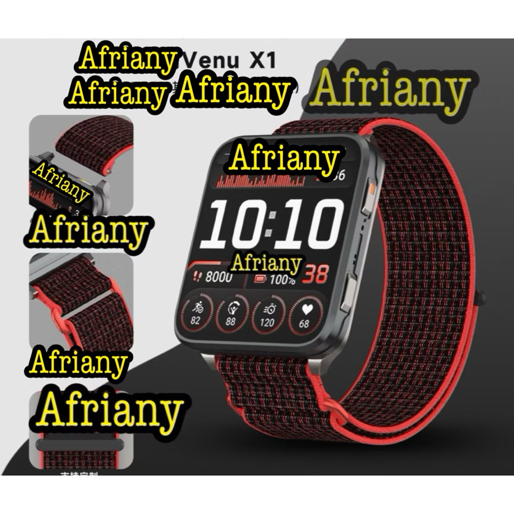 Strap Nylon Smartwatch Garmin Venu X1 Tali Pengganti Smartwatch Garmin Venu X1 Bahan Nilon