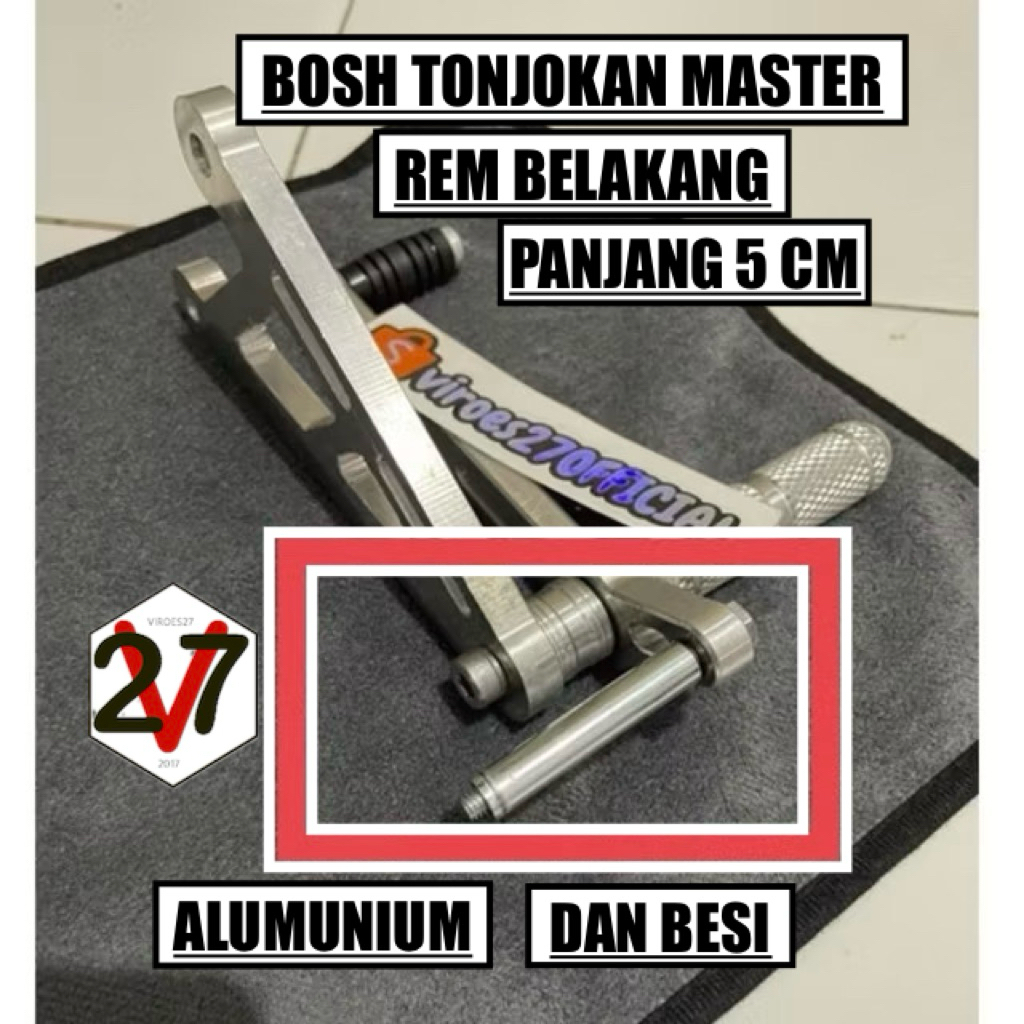 BOSHING TONJOKAN MASTER REM BELAKANG M6 / BAUT 10 panjang 5 cm