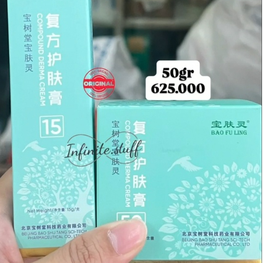 Bao Fu Ling - Compound Derma
Cream (krim kulit), Cream Kulit, Cream Gatal-gatal , Alergi