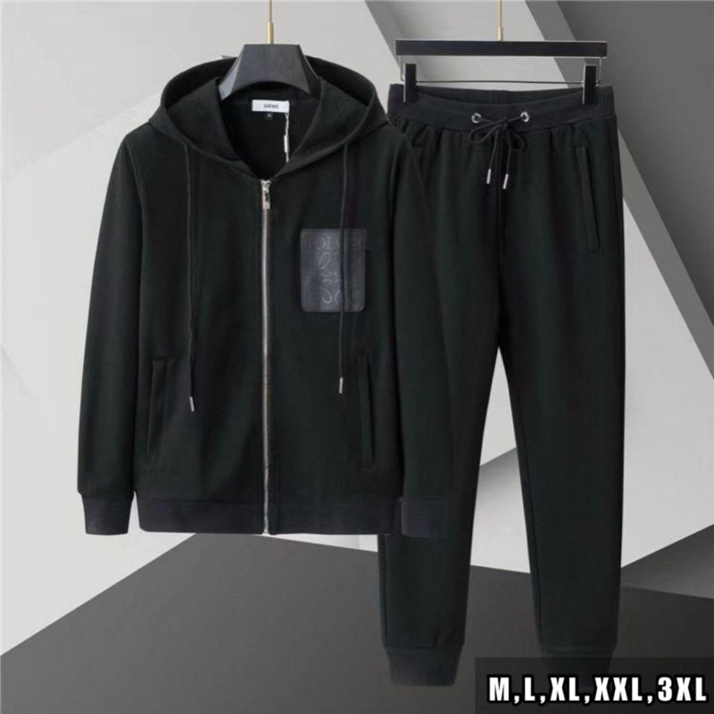 Setelan baju training pria wanita one set LW'1505