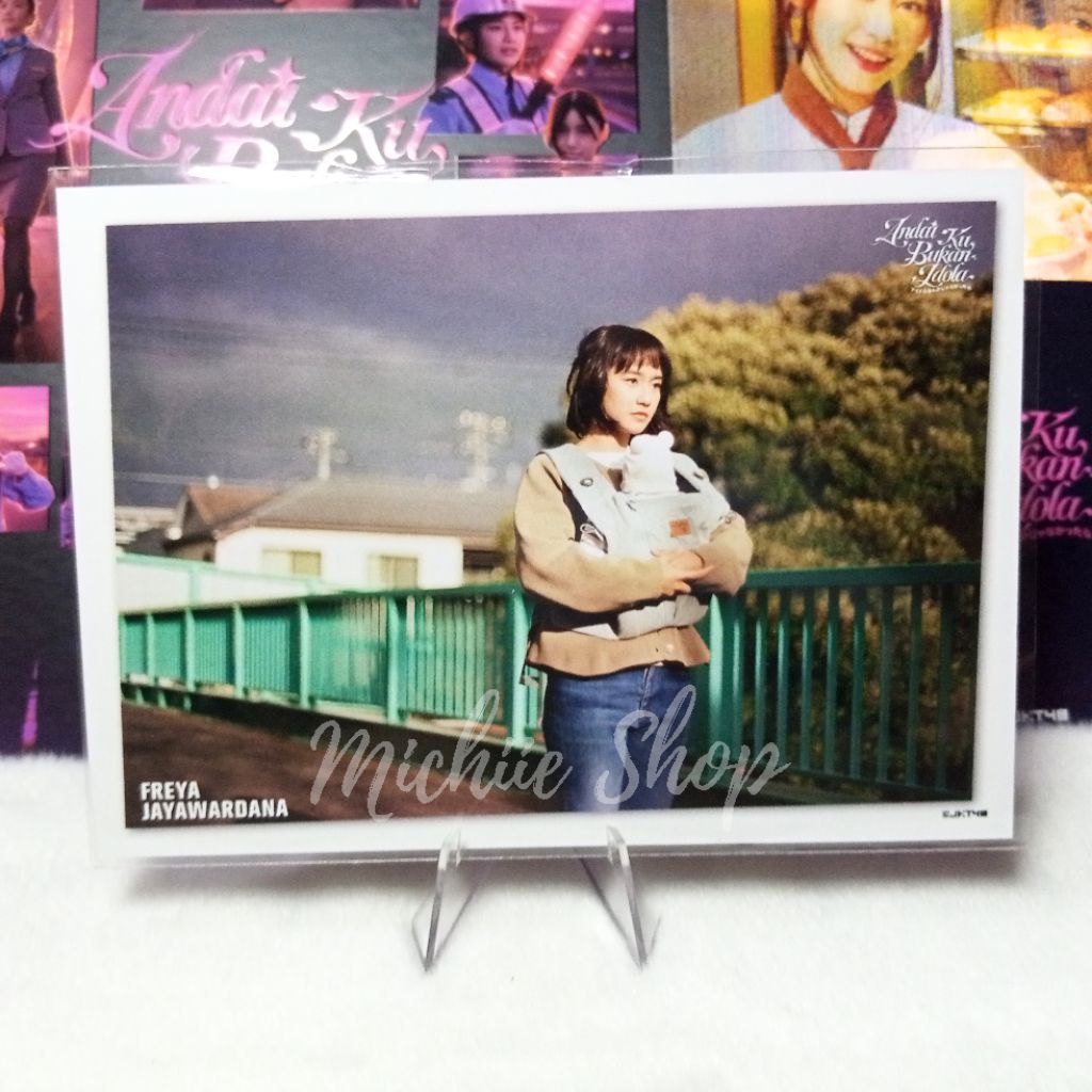 Postcard Freya JKT48 Andai Ku Bukan Idola Official | Postcard JKT48 Freya Andai Ku Bukan Idola