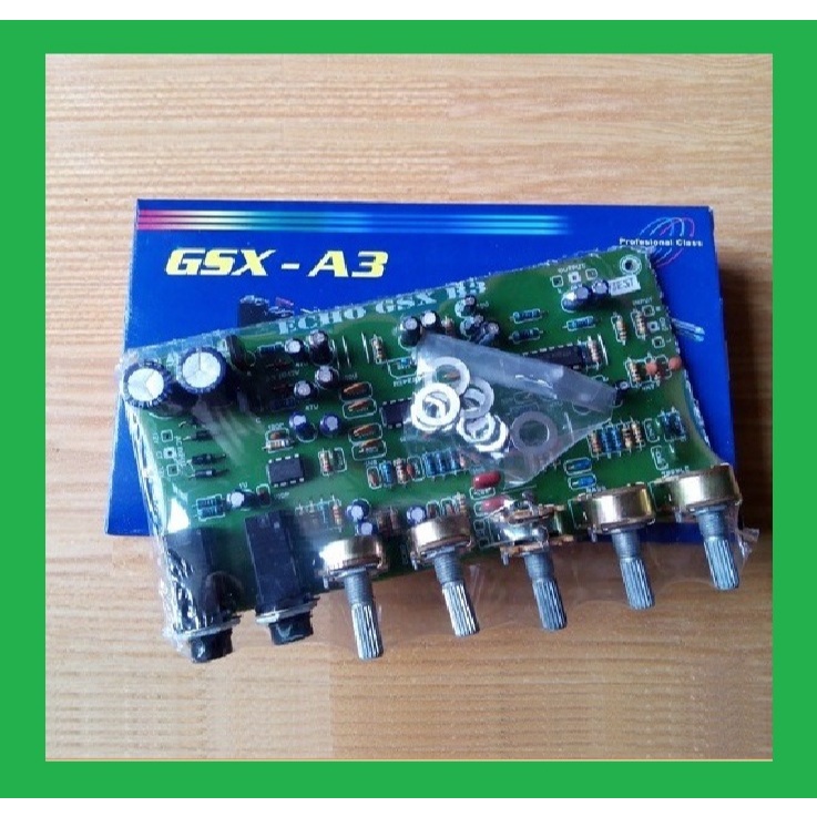 Rakitan MB183 GSX-A3 Echo MicToel Preamp dengan Tone Control Preamp