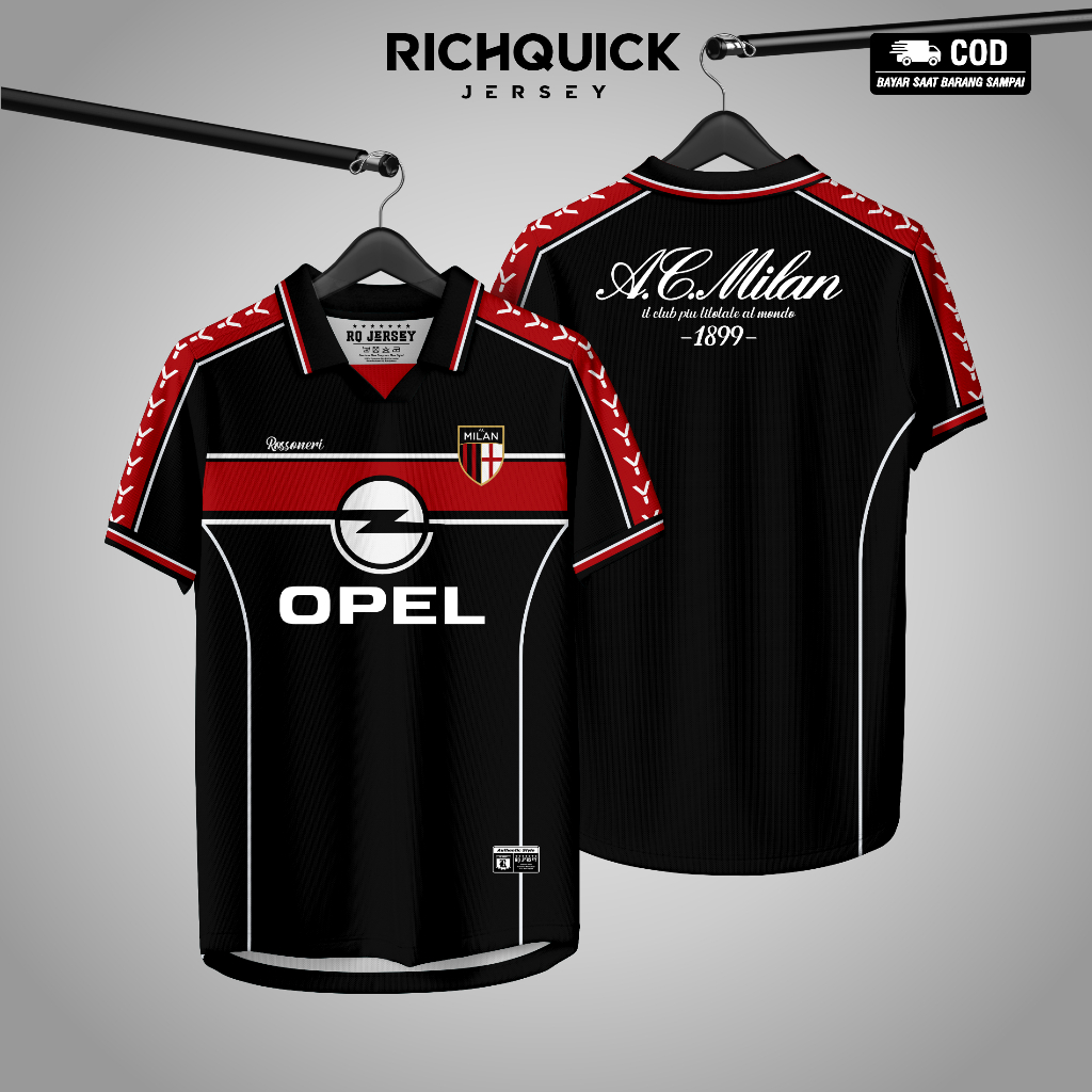 JERSEY FANTASY AC MILAN | JERSEY VINTAGE|JERSEY RETRO |JERSEY PRINTING | JERSEY BOLA PREMIUM