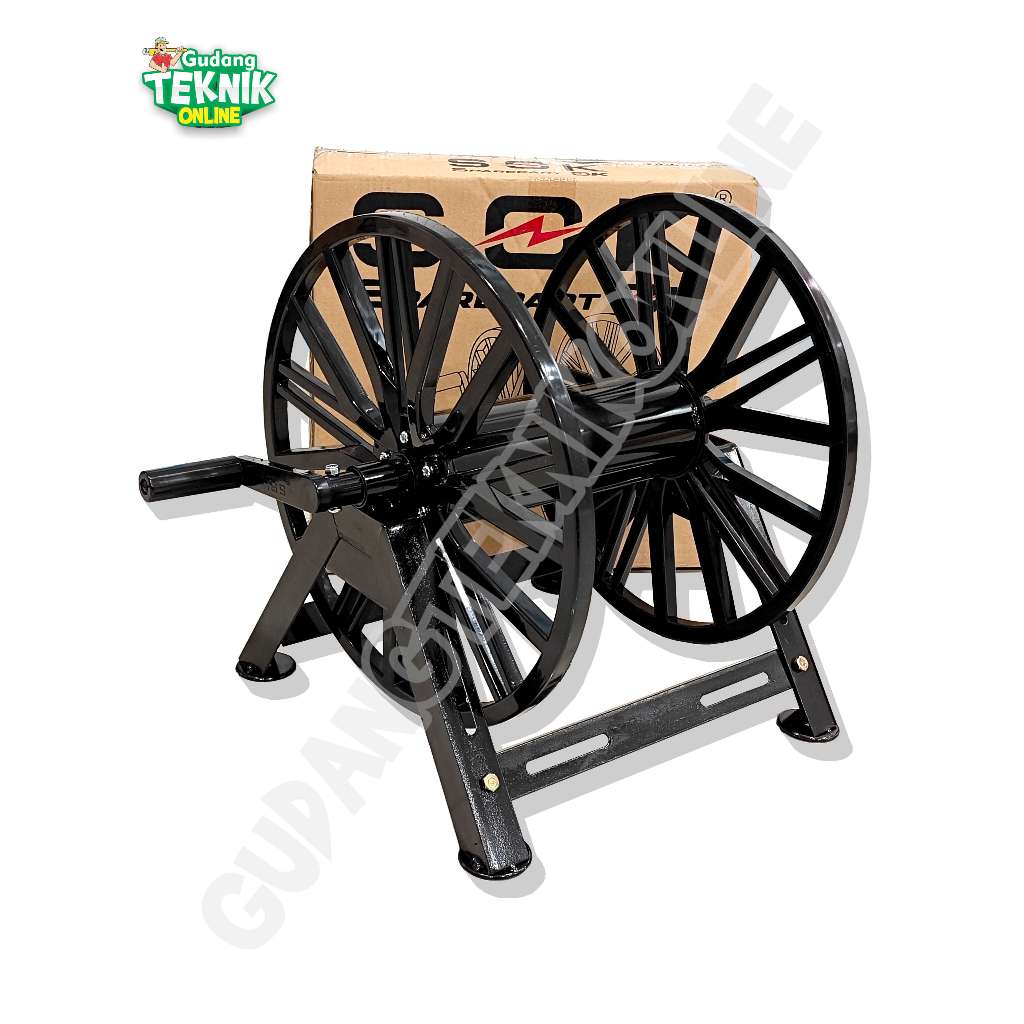 Alat Gulungan Selang 100M SOK GS100 Hose Winch Air Compressor / Tempat Gulungan Penggulung Selang Ai