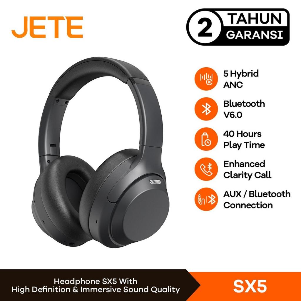 JETE SX5 Headset Bluetooth Super Bass Headphone bluetooth V6.0
