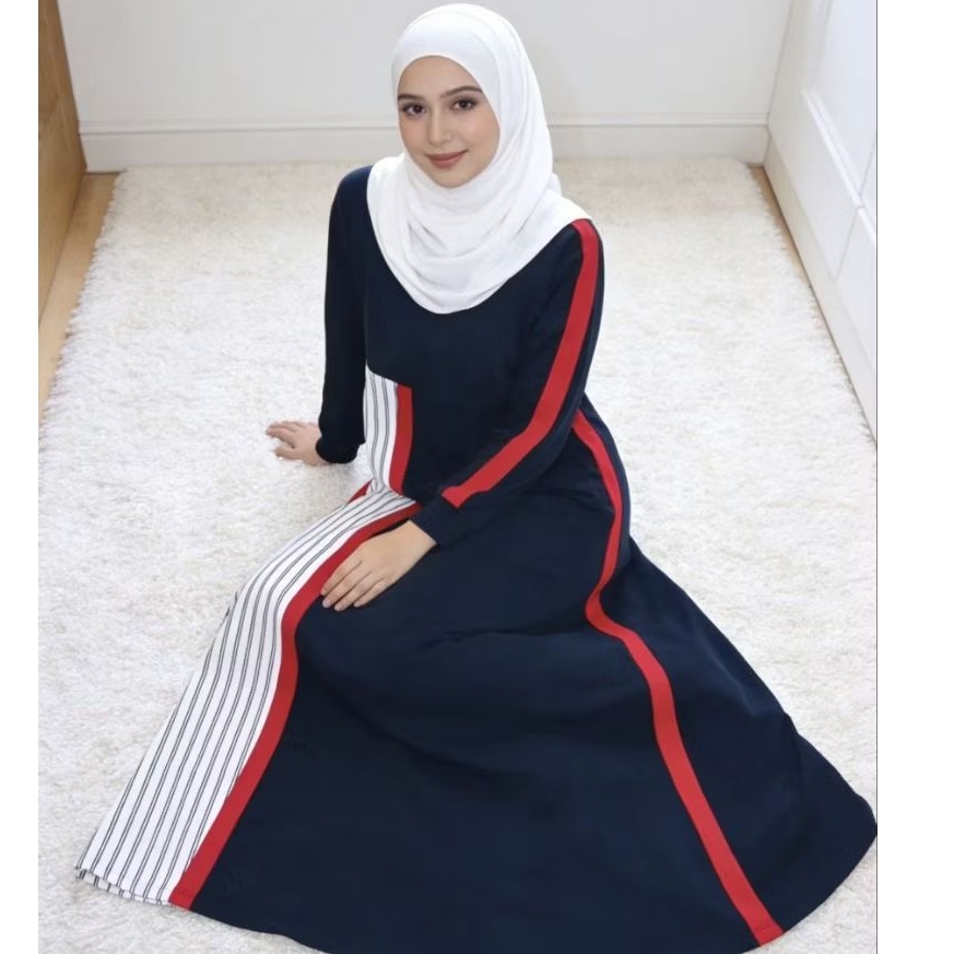 Qnanz Black Stylish Gamis