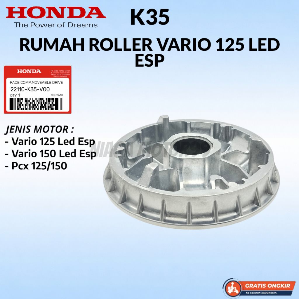 Rumah Roller Vario 125 LED Esp K25 / Vario 125 Led Esp / Vario 150 Led Esp / PCX 125/150