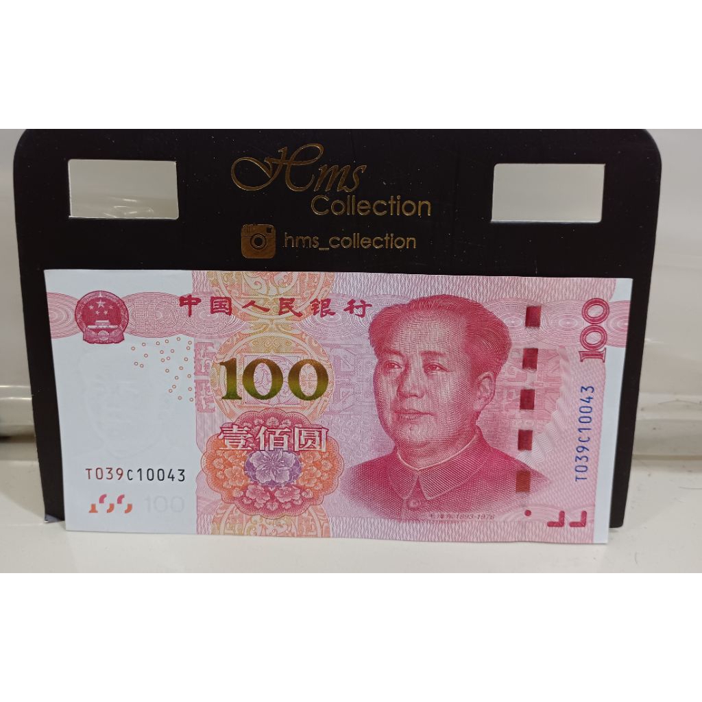 Uang Negara Cina 100yuan untuk koleksi