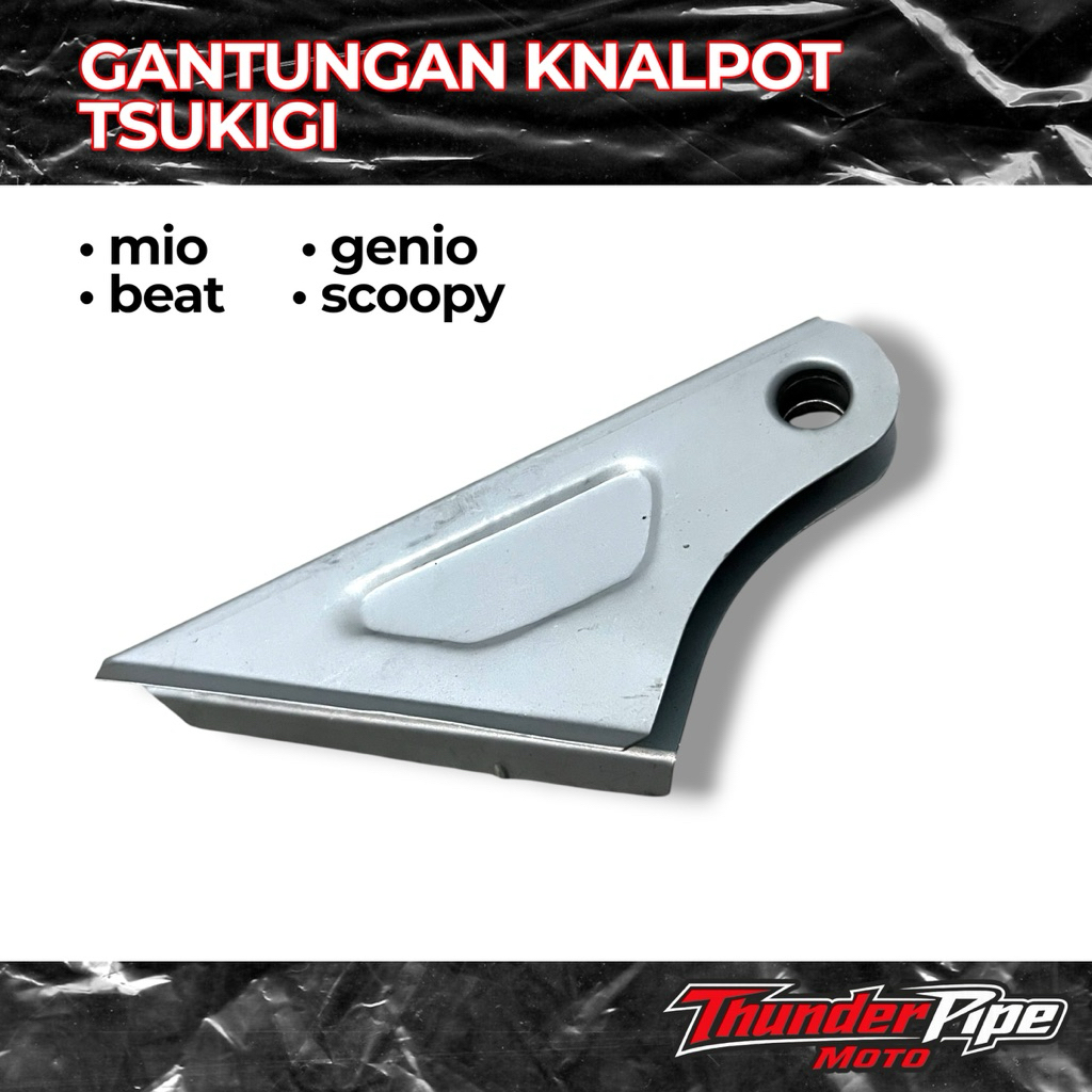 Pangkon Gantungan Knalpot Tsukigi Beat Scoopy Genio Mio | Dudukan Knalpot Las | Bracket Knalpot Moto