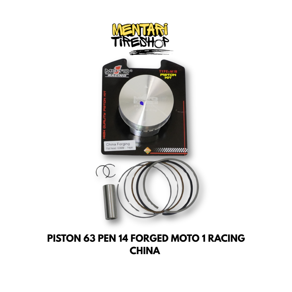 PISTON 63 PEN 14 PIN 14 FORGED MOTO 1 RACING CHINA SEHER FORGING SEMI CEBOL