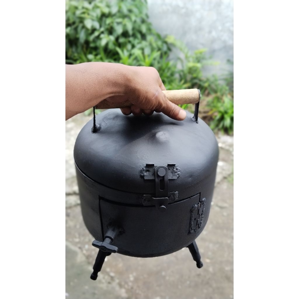 Kompor Tungku Kayu Bakar FOS Serbaguna - Plat Besi Tebal, Desain Elegan, Mudah Dibersihkan