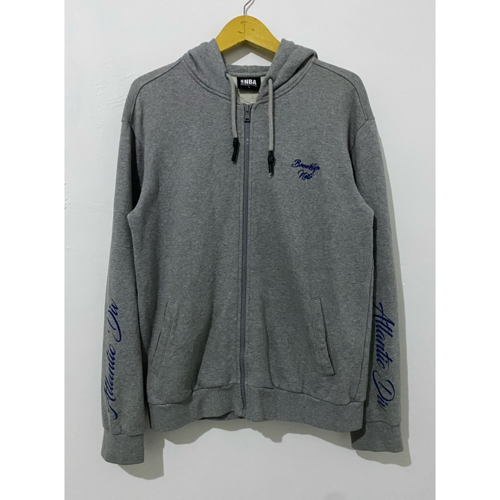 Hoodei zipper nba Spellout casual style